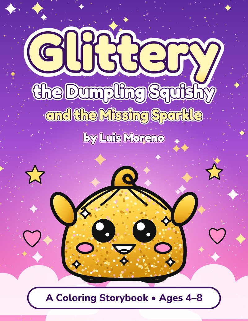 Cover of Glittery the Dumpling Squishy and the Missing Sparkle